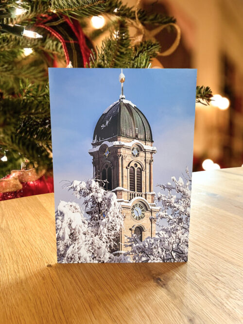 Weihnachtskarte: Klosterturm