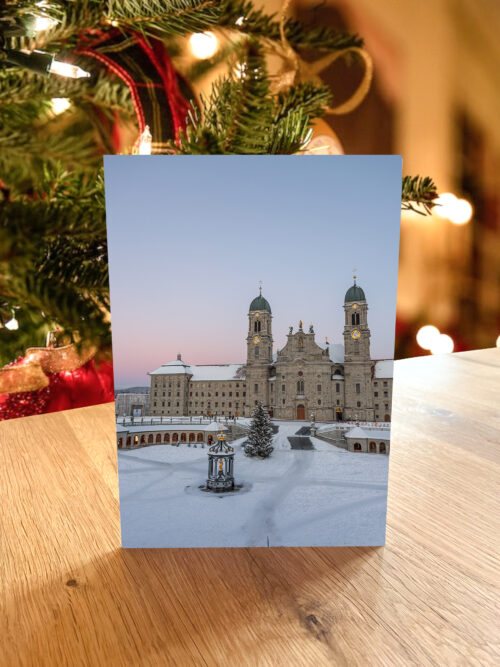 Weihnachtskarte: Klosterplatz